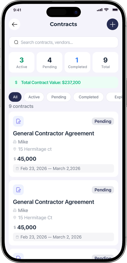 App screen