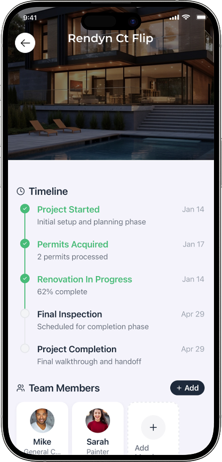 App screen