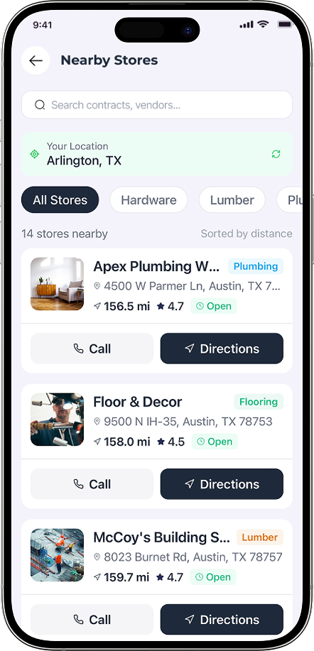 App screen